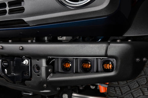 Oracle High 21-22 Ford Bronco Triple LED Fog Light kit for Steel Bumper - 5890-005