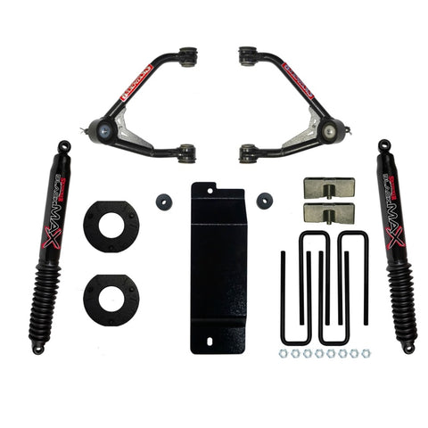 Skyjacker 2014-2016 GM 1500 4WD (w/Cast UCA) 3.5-4in UCA Lift Kit w/Rear Black Max B8500 Shocks - C14350PB