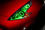 Oracle Nissan 370 Z 09-20 Dual Halo Kit - ColorSHIFT w/ Simple Controller - 2380-504