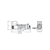 Superwinch 9500 LBS 12V DC 3/8in x 80ft Synthetic Rope Tiger Shark 9500 Winch - 1595201