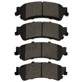 R1 99-11 GMC Yukon Rear Semi Met Brake Pads - 2311-0792-00
