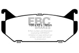EBC 93-97 Ford Probe 2.0 16v Redstuff Rear Brake Pads - DP3972C
