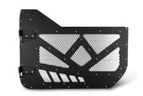 DV8 18-22 Jeep 4 Door JL/JT Aluminum Half Doors with Perforated Mesh Front - HDJL-01F