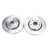 Power Stop 18-19 Jeep Wrangler Front Evolution Drilled & Slotted Rotors - Pair - AR8386XPR