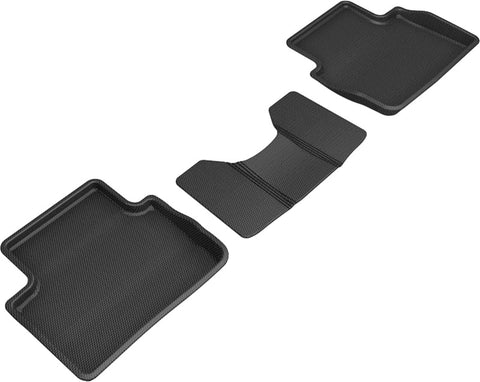 3D MAXpider 19-21 Mazda 3 / CX-30 Kagu 2nd Row Floormat - Black - L1MZ06721509