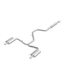 MagnaFlow Cat-Back SS 2.25/2.5in Dual Split Rear Exit Polished 3in Tip 2015 Chev Impala 3.6L V6 - 19023