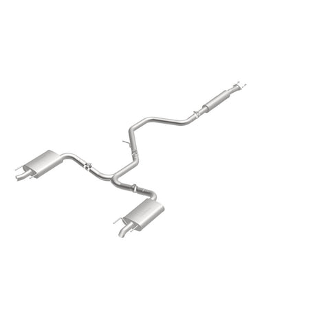 MagnaFlow Cat-Back SS 2.25/2.5in Dual Split Rear Exit Polished 3in Tip 2015 Chev Impala 3.6L V6 - 19023