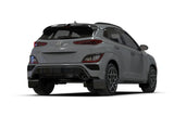 Rally Armor 22-23 Hyundai Kona N-Line Black UR Mud Flap w/White Logo - MF93-UR-BLK-WH