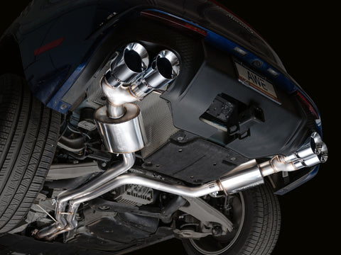 AWE Tuning 2022+ Porsche Macan 2.9TT Touring Edition Cat-Back Exhaust w/ Chrome Silver Tips - 3015-42952