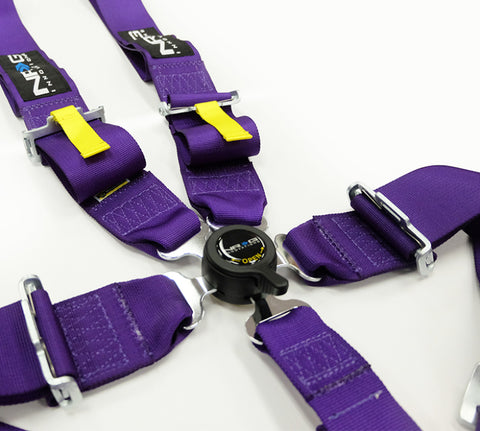 NRG SFI 16.1 5PT 3in. Seat Belt Harness / Cam Lock - Purple - SBH-RS5PCPP