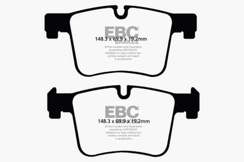 EBC 14+ BMW 228 Coupe 2.0 Turbo ATE calipers Greenstuff Front Brake Pads - DP22105