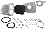 K&N Street Metal Intake System 08-16 Harley-Davidson Shaker Silver H/D Touring Models - RK-3951S