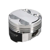 Manley Mitsubishi 4B11 86.5mm Bore 10.0:1 CR +2cc Dome Turbo Tuff Piston Set w/ Rings - 614305CE-4