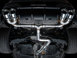 AWE Tuning MK8 Volkswagen Golf R 3in Track Edition Quad Exhaust - Chrome Silver Tips - 3020-42658