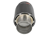 aFe MACH Force-XP 4-1/2in Carbon Fiber OE Replacement Exhaust Tips - 15-19 Dodge Charger/Hellcat - 49C32068-C