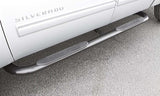 Lund 2019 Chevy Silverado 1500 Double Cab 4In Oval Curved SS Nerf Bars - Polished Stainless - 23276453
