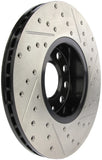 StopTech 96-7/04 Audi A4 / 95-01 A6 / 7/98-05 VW Passat Right Front Slotted and Drilled Rotor - 127.33039R