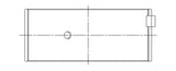 ACL Toyota 4 3SGTE 0.025mm Oversized High Performance Rod Bearing Set - 4B8366H-.025