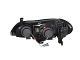 ANZO 2000-2004 Infiniti I30 Projector Headlights w/ Halo Chrome - 121078