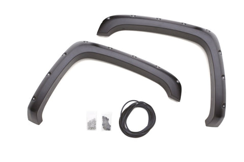 Lund 99-07 Chevy Silverado 1500 RX-Rivet Style Smooth Elite Series Fender Flares - Black (2 Pc.) - RX103SA