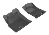 3D MAXpider 2005-2011 Toyota Tacoma Reg/ACS/DBL Cab Kagu 1st Row Floormat - Black - L1TY05711509