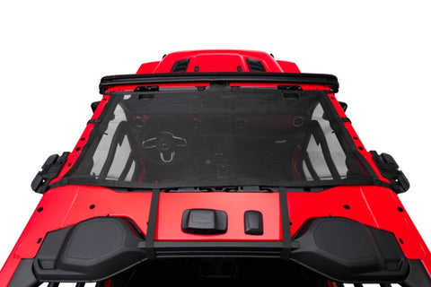 Rugged Ridge Eclipse Sun Shade Black Front 18-20 Jeep Wrangler JLU/JT - 13579.72