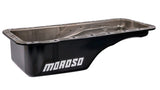 Moroso Ford 352-428 FE Stock (w/Front Sump) Wet Sump 5qt 5in Steel Oil Pan - 20606