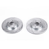 Power Stop 03-05 Infiniti G35 Front Evolution Drilled & Slotted Rotors - Pair - JBR1105XPR