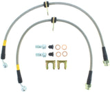 StopTech 04-07 STi & 06-07 WRX Stainless Steel Front Brake Lines - 950.47004