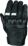 Speed and Strength Twist of Fate Leather Gloves Black/White - Small - 892325