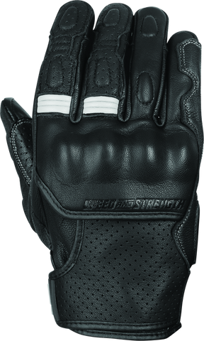 Speed and Strength Twist of Fate Leather Gloves Black/White - Small - 892325