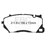 EBC 2020+ Audi RS6 4.0L / 2021+ Audi RS7 4.0L Redstuff Front Brake Pads - DP32492C