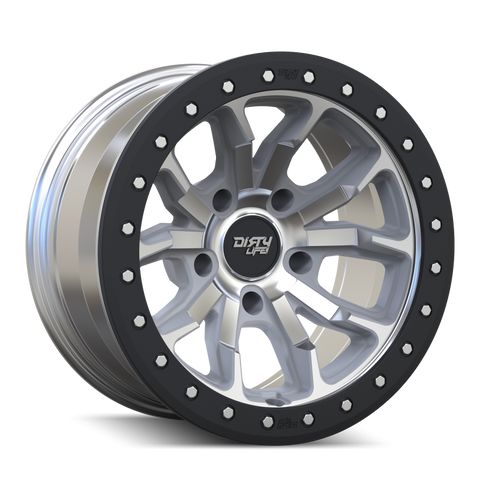 Dirty Life 9303 DT-1 17x9 / 6x139.7 BP / -12mm Offset / 106mm Hub Machined Wheel - 9303-7983M12