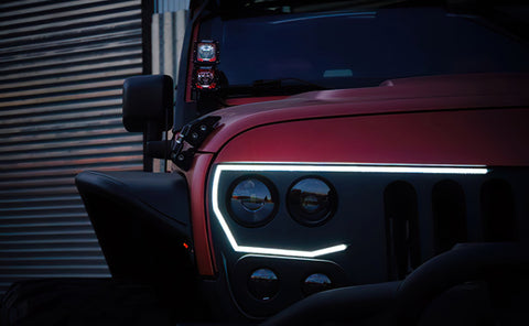 Oracle VECTOR Series Full LED Grille - Jeep Wrangler JK - NA - 5817-PRO