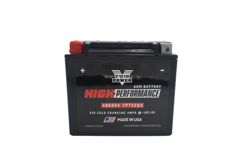 Twin Power YTX-20H High Performance Battery Replaces H-D 65991-82B Made in USA - 485004