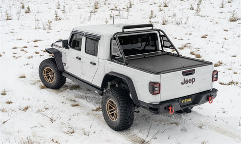 N-Fab ARC Sports Bar 20-22 Jeep Gladiator - Textured Black(Roll-N-Lock Cover Fitment Only) - J19BR-RLT