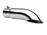 Gibson Turn Down Slash-Cut Tip - 3.5in OD/3in Inlet/12in Length - Stainless - 500384