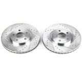 Power Stop 01-10 Chrysler PT Cruiser Front Evolution Drilled & Slotted Rotors - Pair - AR8351XPR