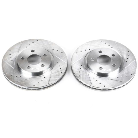 Power Stop 01-10 Chrysler PT Cruiser Front Evolution Drilled & Slotted Rotors - Pair - AR8351XPR