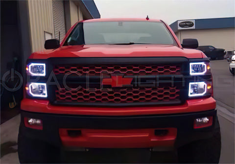 Oracle Chevy Silverado 14-15 Halo Kit Non-Projector Style - w/ Simple Controller - 2271-504