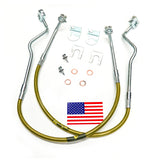 Superlift 1986 Ford Ranger/Bronco II w/ 4-6in Lift Kit (Pair) Bullet Proof Brake Hoses - 91210