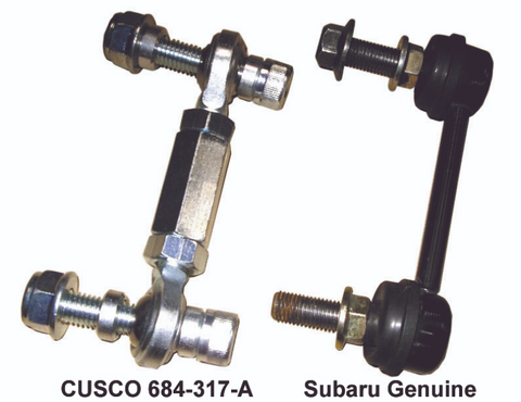 Cusco Sway Bar Link Rear Pillowball Fixed Length Non-Adjustable BP9 Legacy-GT - 684 317 A