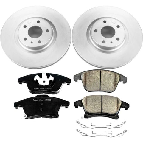 Power Stop 13-19 Ford Fusion Front Z17 Evolution Geomet Coated Brake Kit - CRK6816