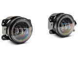 Raxiom 07-18 Jeep Wrangler JK Axial Series 4-In LED Fog Lights w/ Halo - J142666