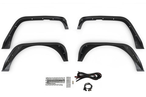 DV8 Offroad 07-18 Jeep Wrangler JK Slim Fender Flares - FDJK-07
