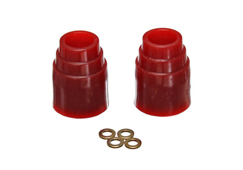 Energy Suspension 3-1/8in Bumpstop Set - Red - 9.9143R