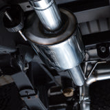 AWE Tuning 2021+ Ford F-150 Tremor (w/ Bumper Cutouts) 0FG Non-Resonated Catback -Diamond Black Tips - 3020-33402
