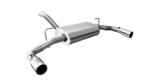Corsa 18+ Jeep Wrangler JL 2.5in Dual Rear Exit Polished Tips Touring Axle-Back Exhaust - 21016
