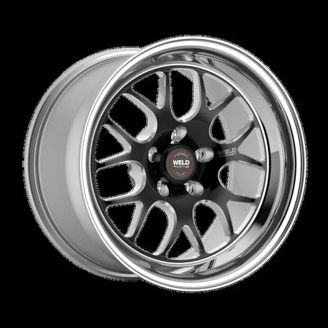 Weld S77 18x9 / 5x4.5 BP / 5.6in. BS Black Wheel (High Pad) - Non-Beadlock - 77HB8090A56A