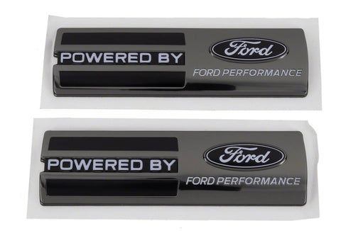 Ford Racing Powered by Ford Performance Fender Badge - Black - M-16098-PBFPB
